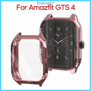 Kok กรอบกระจกใส แบบนิ่ม และเคสฟิล์มกันรอยหน้าจอ กันกระแทก สําหรับ GTR 4 Smartwatch