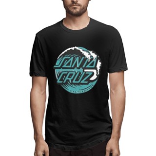 เสื้อยืด พิมพ์ลาย Santa Cruz Skateboard Surf โอเวอร์ไซซ์ สไตล์คลาสสิก ของขวัญวันวาเลนไทน์ สําหรับผู้ชาย