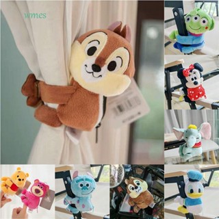 Wmes1 กระเป๋าใส่เหรียญ รูปตุ๊กตาหมี สตรอเบอร์รี่ ชิป n Dale Lotso น่ารัก ขนาดเล็ก มีซิป สําหรับตกแต่งกระเป๋านักเรียน กระเป๋าสตางค์