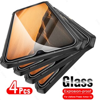 4Pcs Glass For Ulefone Power Armor 19 19T 18 21 Safety Tempered Glass Ule Fone Armor19 T Armor18 Armor21 6.58 Screen Protector