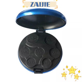 Zaijie24 กล่องเก็บเหรียญ อลูมิเนียมอัลลอยด์ พลาสติก ดอลลาร์ USD กล่องเงินเหรียญ