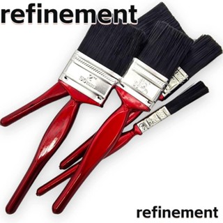 Refinement แปรงทาสี ด้ามจับไม้ ทําความสะอาดง่าย ทนทาน สําหรับเฟอร์นิเจอร์ DIY