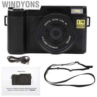 Windyons 48MP Digital  3 Inch TFT Color LCD Display Mini 2.7K HD