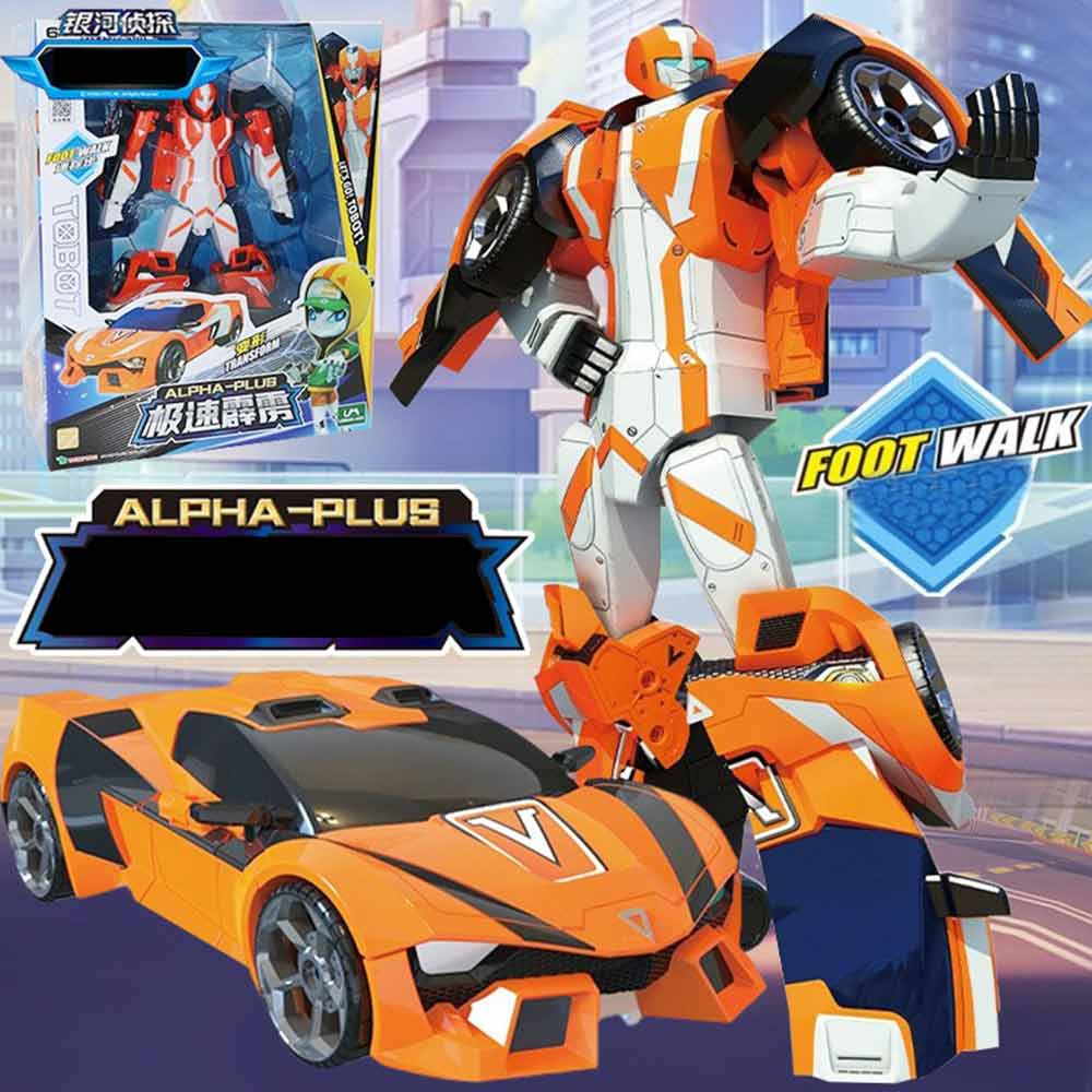 Tobot V Galaxy Detectives Alpha Plus Figure Vehicle Transformer Robot Boy Toy