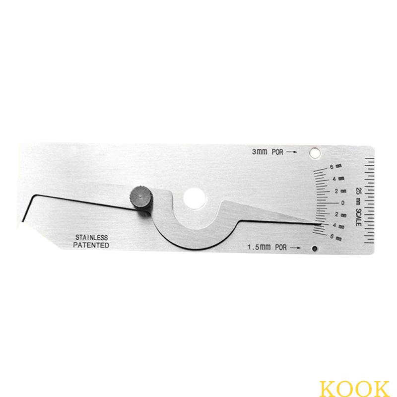 Koolkool เกจวัดขอบเชื่อม V-Wac แบบเมตริก