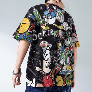 เสื้อยืดพิมพ์ลายมิกกี้เวอร์ชั่นเกาหลี--NY