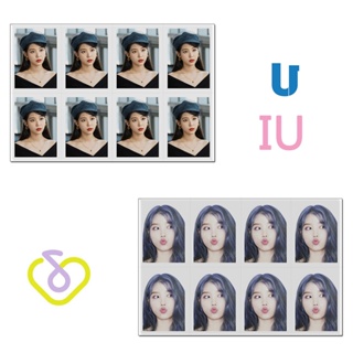 โฟโต้การ์ด Kpop IU Lee Ji Eun ID PHOTO Identity Card Photocards School HD ขนาด 1 นิ้ว สําหรับเก็บสะสม 2 ชิ้น