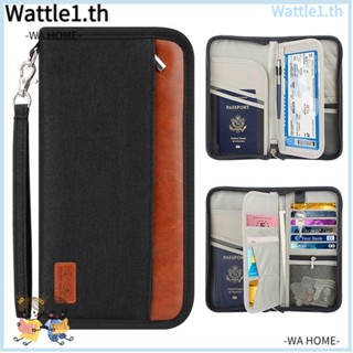 Wttle กระเป๋าใส่หนังสือเดินทาง บัตรประจําตัวประชาชน สําหรับครอบครัว ผู้ชาย ผู้หญิง