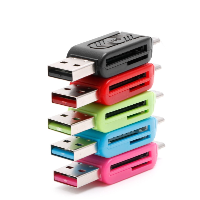 R* อะแดปเตอร์การ์ดรีดเดอร์ TF SDXC USB 2 0 ขนาดเล็ก