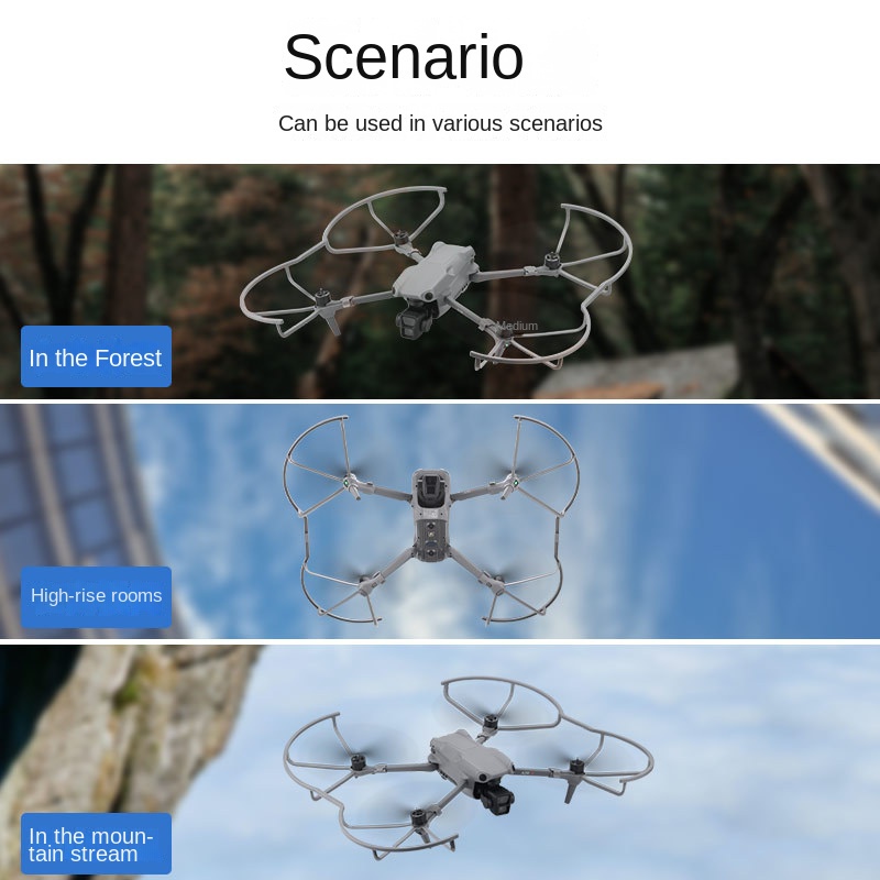 Brdrc แหวนป้องกันใบพัด ป้องกันการชน สําหรับ DJI AIR 3 Blade AIR 3