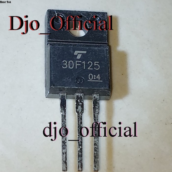 30f125 GT30F125 IGBT 330V 200A To-220f Toshiba 3OF125 ทรานซิสเตอร์