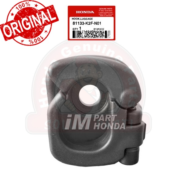 กันตุน ของแท้!! ตะขอแขวนกระเป๋าเดินทาง Scoopy eSP LED K2F 81133-K2F-N01 81133K2FN01 รับประกันฮอนด้า 