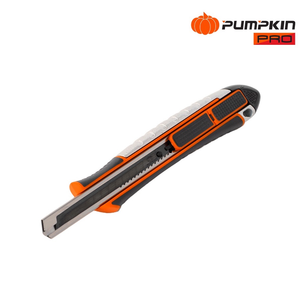 PUMPKIN Pro พัมคินโปร - มีดคัตเตอร์สแตนเลสเล็ก SAFE-LOC Heavy 9mm. รุ่น BA889-BL สินค้าคุณภาพดีBT PO