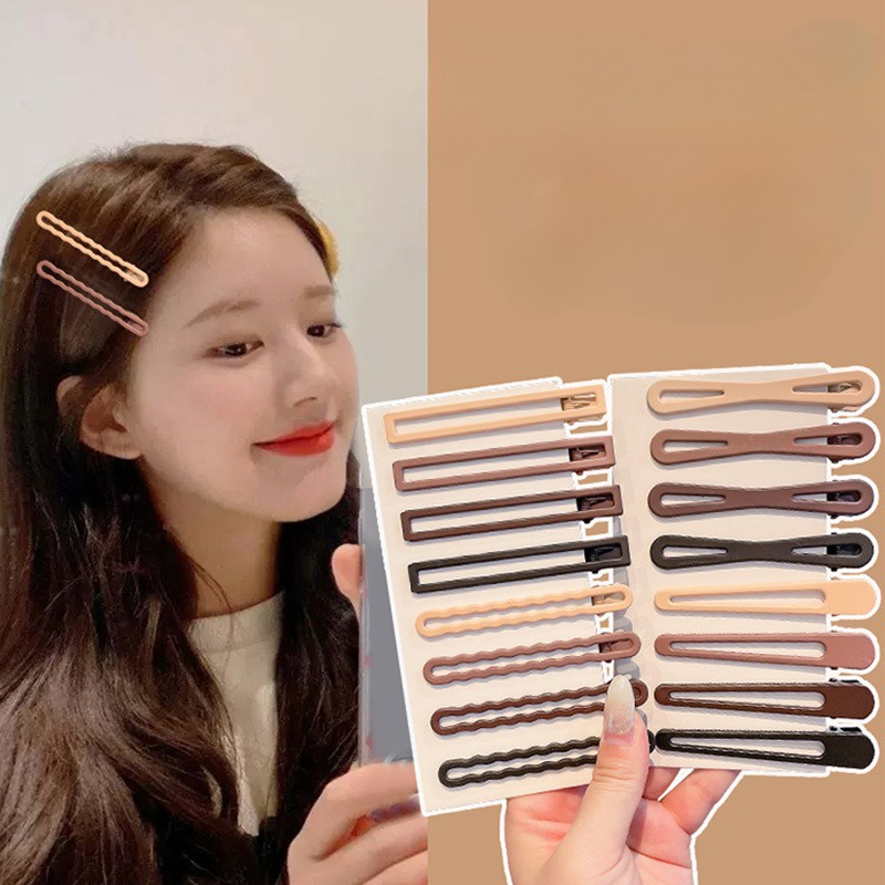 ชุดกิ๊บติดผมหน้าม้า ขนาดเล็ก สีแคนดี้ สําหรับเด็กผู้หญิง จํานวน 6 ชิ้น ต่อชุด