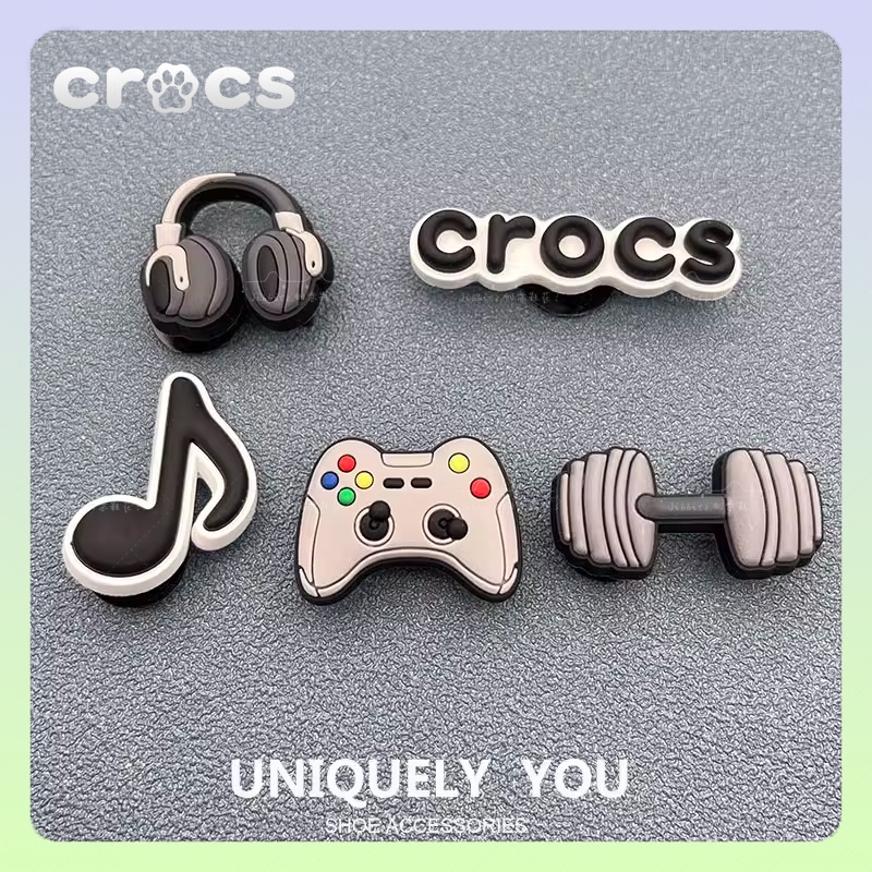 jibbitz crocs หัวเข็มขัดรองเท้ากีฬา ฟิตเนส รูรองเท้า หัวเข็มขัด ดอกไม้ อุปกรณ์เสริมรูรองเท้า หัวเข็มขัดสนุก การ์ตูน Sportsman ตกแต่งหัวเข็มขัด