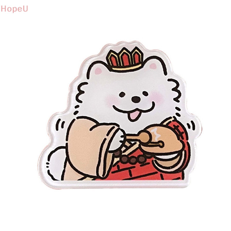 [HopeU] เข็มกลัดอะคริลิค รูปการ์ตูนสัตว์ คุณภาพสูง เครื่องประดับแฟชั่น สําหรับติดปกเสื้อ กระเป๋าเป้สะพายหลัง