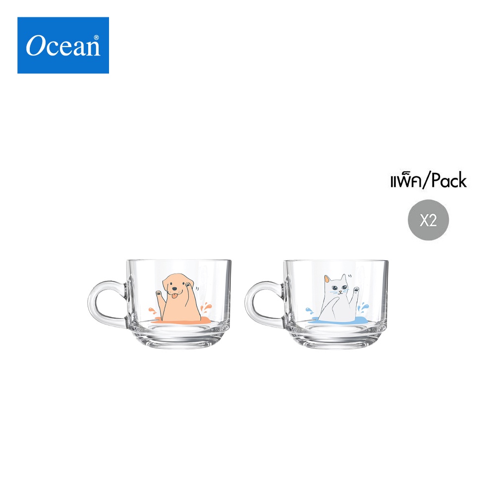 Ocean - HAPPY PAWS STACK TEACUP DOGGY & KITTY