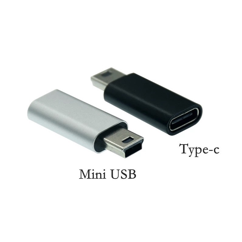 USB C To Mini USB 2.0ประเภท C หญิงไปยัง Mini USB ชายแปลงสำหรับ GoPro MP3เครื่องเล่น dash Camกล้องGPS
