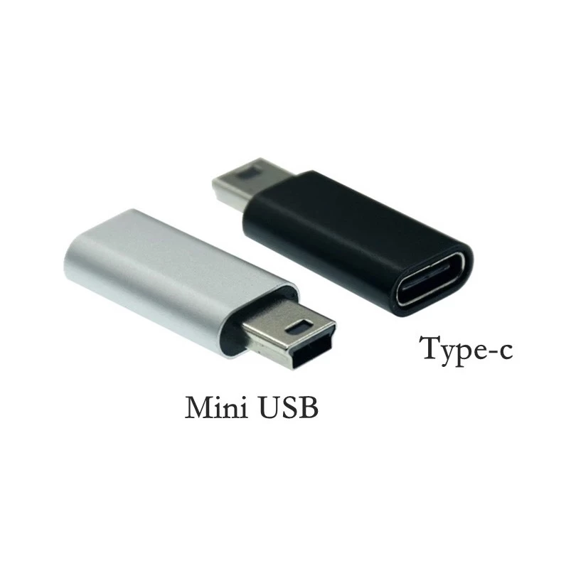 USB C To Mini USB 2.0ประเภท C หญิงไปยัง Mini USB ชายแปลงสำหรับ GoPro MP3เครื่องเล่น dash Camกล้องGPS