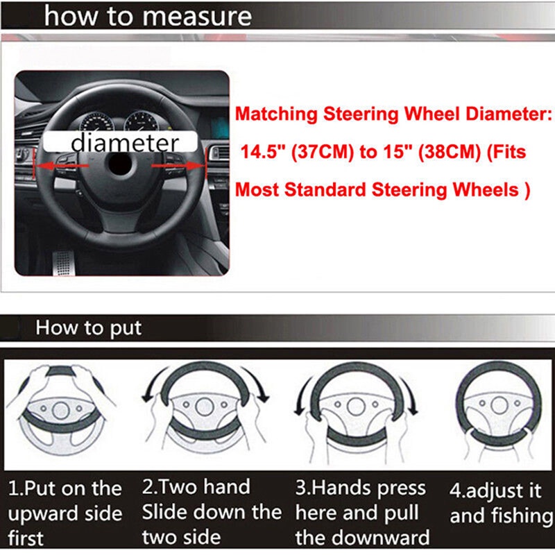 ปลอกหนังหุ้มพวงมาลัยรถยนต์ แบบบางพิเศษ ระบายอากาศ สําหรับ Ford Ranger Fiesta Focus Everest Mustang Kuga EcoSport Escort Escape Explorer F-150 - รูปที่ 7