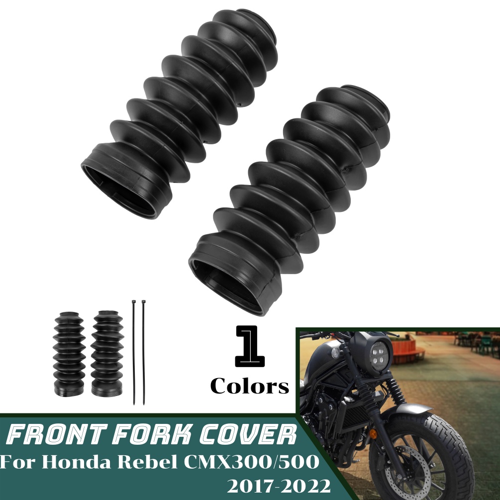กบฏ 500 300ส้อมยางสนับแข้งรองเท้าสําหรับฮอนด้า ซม.x500 ซม.x300 2017-2025อุปกรณ์มอเตอร์ไซค์ส้อมด้านหน้าโช้คอัพฝุ่น