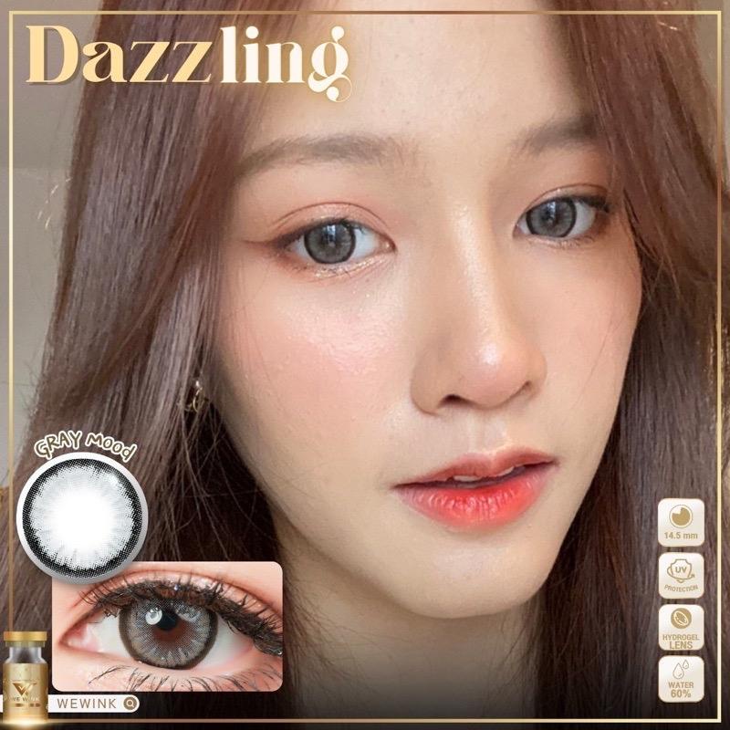 Mini dazzling gray ฝาทอง wee wink ค่าอมน้ำสูง เลนส์นิ่ม