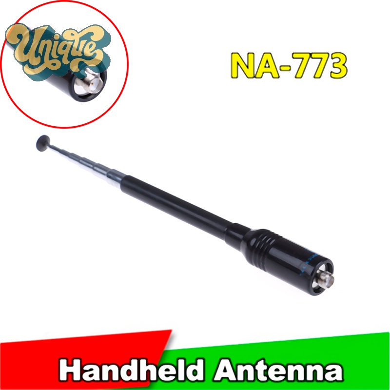 (Unique) เสาอากาศวิทยุ แบบมือถือ สองทาง nagoya na-773 sma-f uv-5r 5re b5 b6