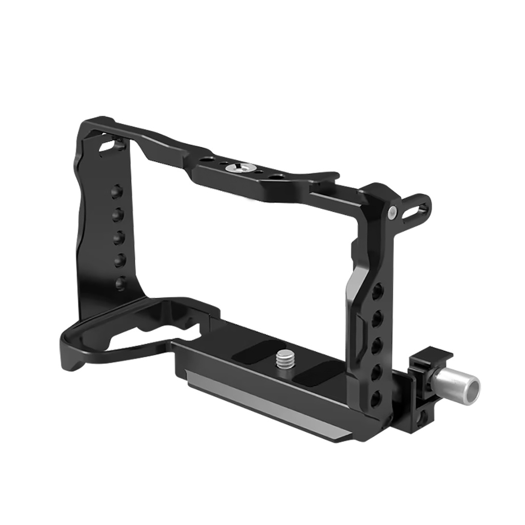 FEICHAO สําหรับ Sony A6700 กล้อง Quick Release Cage Rig ป้องกันสาย Clamp รองเท้าเย็นสําหรับ Arca สํา