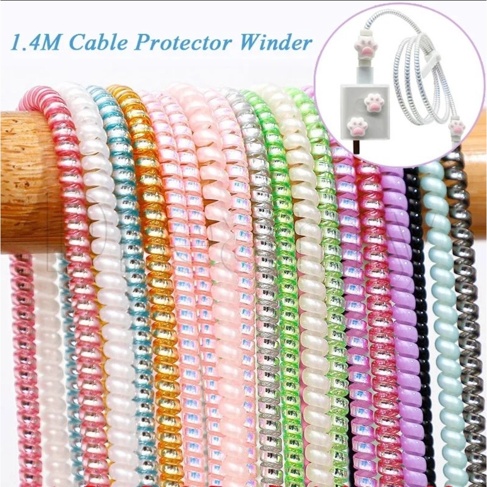 ฝาครอบป้องกันสายชาร์จโทรศัพท์ TPU