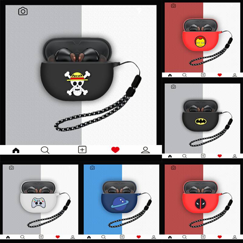 B406 Soundpeats AIR4 PRO case / AIR4 LITE / AIR4 CASE Silicone Protective Case Dust-proof Protective