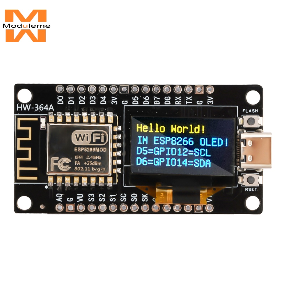 Nodemcu ESP8266 บอร์ดทดลอง พร้อมจอแสดงผล OLED 0.96 นิ้ว โมดูลไดรเวอร์ CH340 สําหรับโปรแกรม Arduino I
