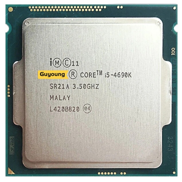 โปรเซสเซอร์ CPU YZX YZX i5 4690 K i5 4690K i5 4690 K SR21A Quad-3.5 GHz 6MB Slot LGA 1150