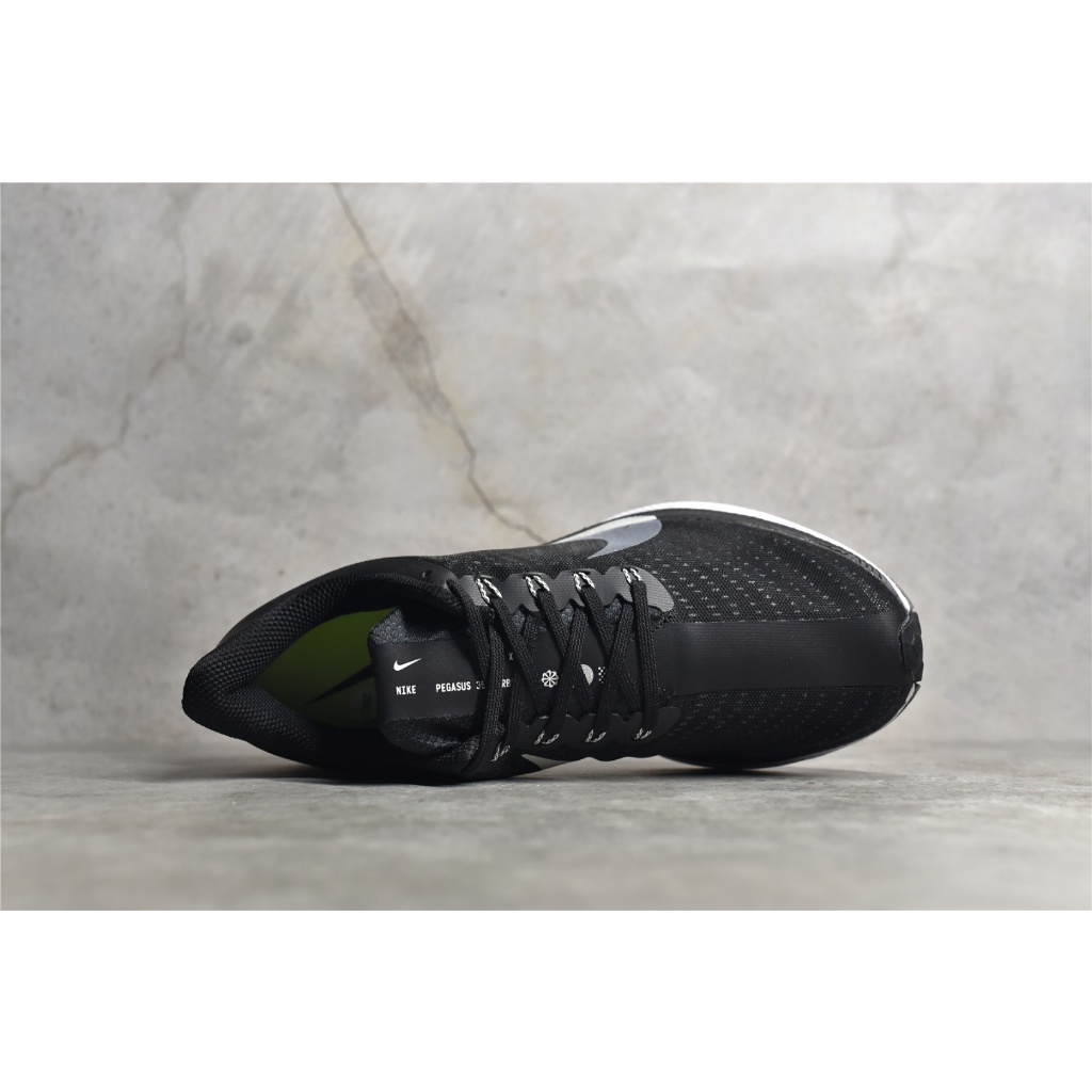 Hot sales Nike Air Zoom Pegasus 35 Turbo 2.0ขาวดำ วินเทจสบายๆสวมใส่ลื่นวิ่งรองเท้าบาสเกตบอลรองเท้าผ้าใบแท้100%ผู้ชายผู้ห