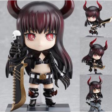 BFT Scuba Black Rock Shooter BRS น่ารัก Kawaii BLACK Gold Saw 10ซม. ของเล่นหุ่นจำลองที่มีอิริยาบถต่า