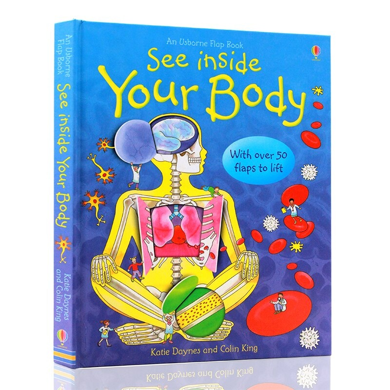 Usborne See Inside Your Body Popular Science English Picture Books for Children