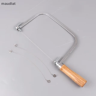 Maud เลื่อยตัดสาย สเตนเลส พร้อมสาย 2 สาย สําหรับสบู่แว็กซ์ Diy EN