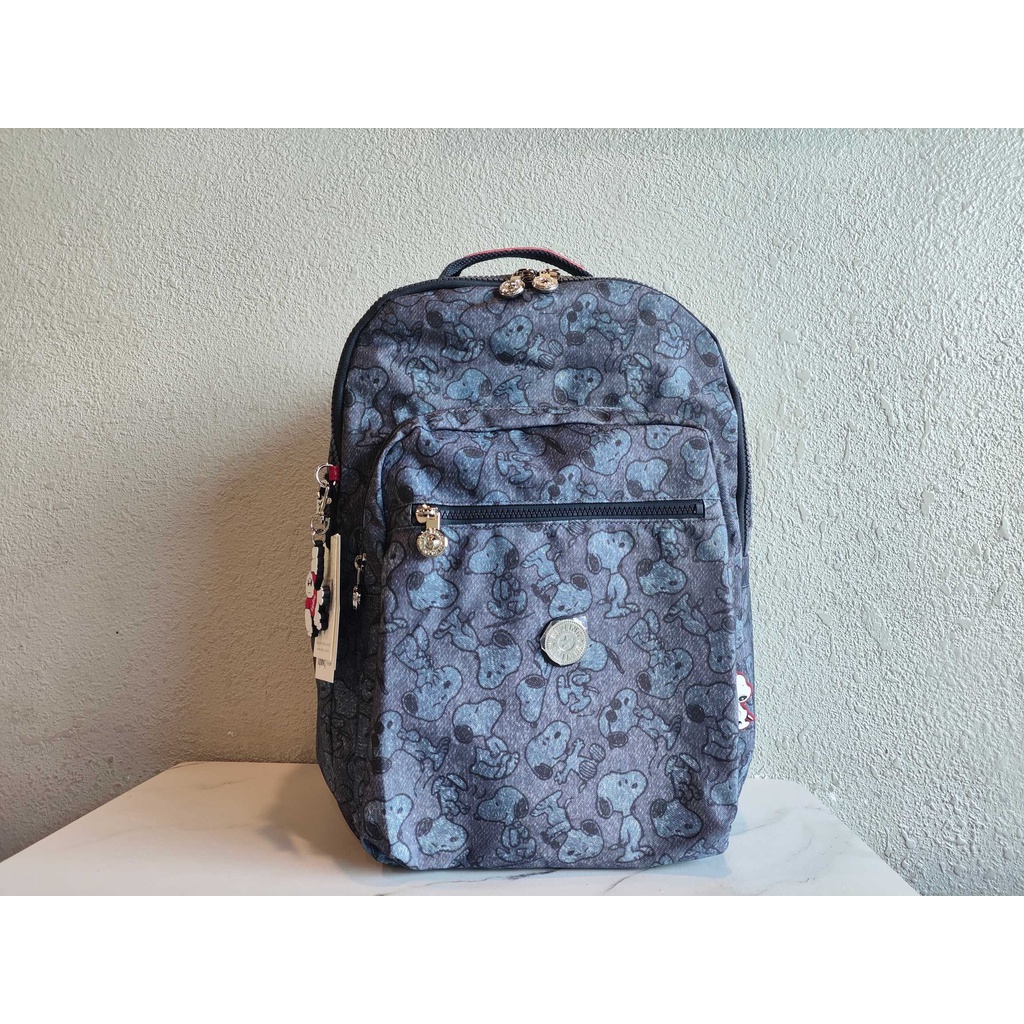 Klipling กระเป๋าเป้สะพายหลัง พิมพ์ลาย SNOOPY กันน้ํา สําหรับผู้หญิง (2 รุ่น)