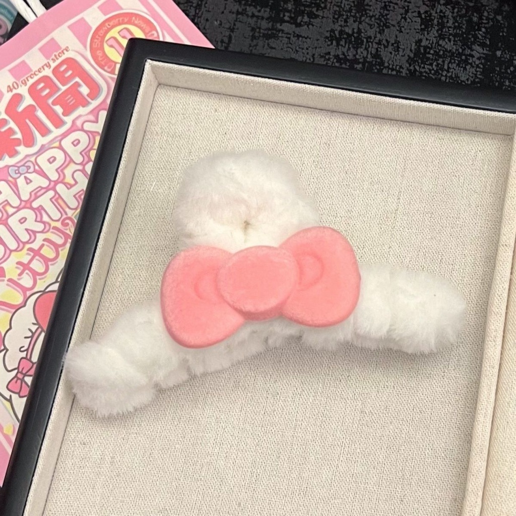 กิ๊บติดผม รูปโบว์ สีชมพูน่ารัก เข้ากับทุกการแต่งกาย แฟชั่นฤดูใบไม้ร่วง และฤดูหนาว สไตล์เกาหลี และญี่ปุ่น สําหรับผู้หญิง 2023 - รูปที่ 4