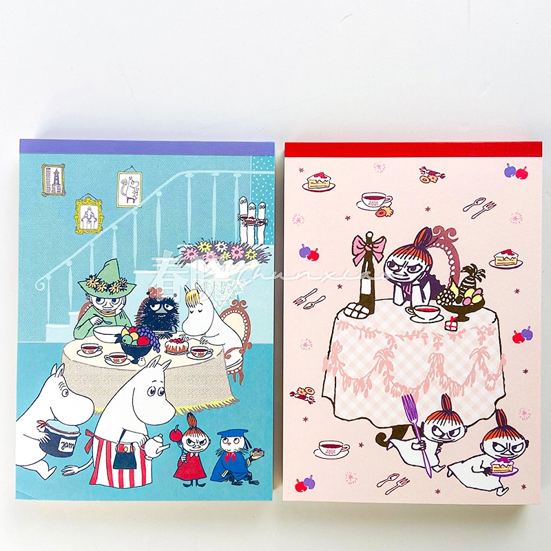 ญี่ปุ่น sunstar sunstar sunstar MOOMIN Series Notepad ไม้บรรทัดปากกาลูกลื่นดินสอ
