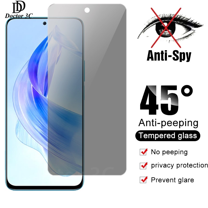 ฟิล์มกระจก สำหรับ กันมองกันเสือก Huawei Honor 90 Lite X7a X8a X6a X6 X8 X7 X5 Plus 4G 5G 2023