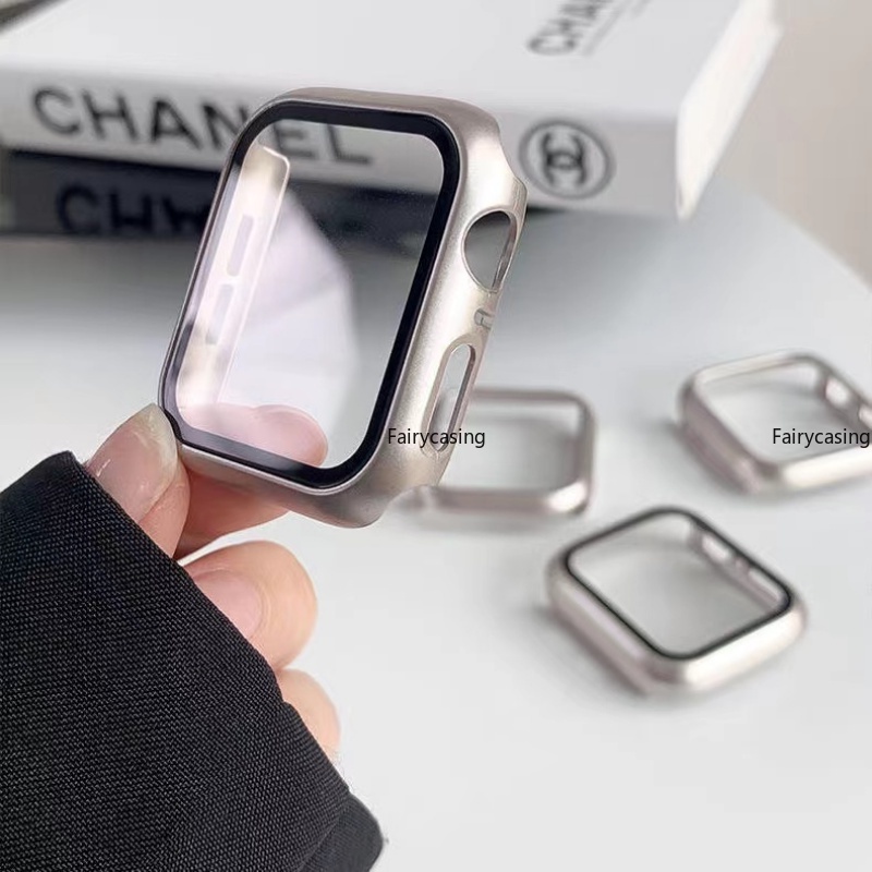 24 รูปแบบ Starlight สีแก้ว + สําหรับ Apple Watch กรณี 9 8 Ultra 7 6 SE 5 3 2 1 สําหรับ iWatch Access