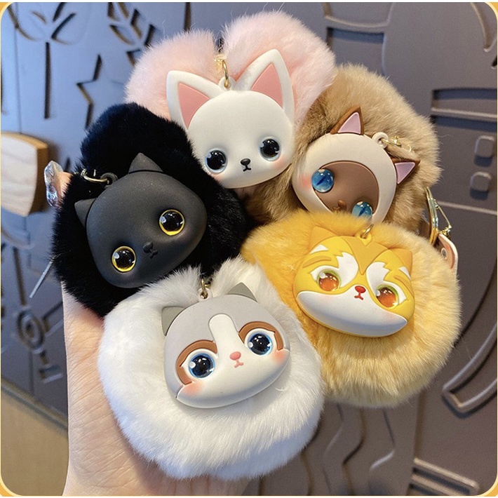 OKK Life Stop(Y0123)*พร้อมส่งในไทย*พวงกุญแจตุ๊กตาการ์ตูนแมวน่ารัก สําหรับห้อยกระเป๋าเป้สะพายหลัง(Y0123) - รูปที่ 2