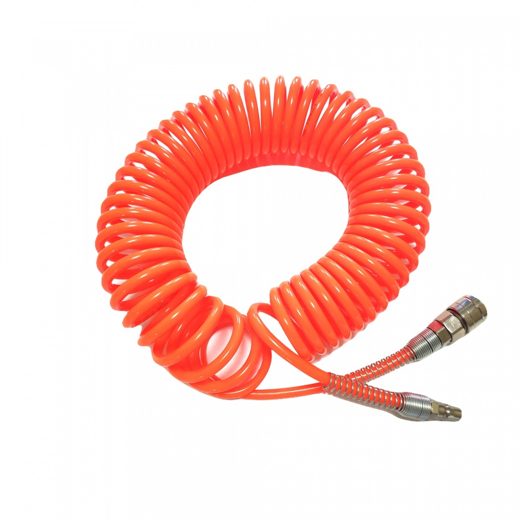 GlobalHouse BISON สายลมสปริง 5x8 มม. 7 เมตร รุ่น PUC0508-7 สีส้ม  สินค้าของแท้คุณภาพดี