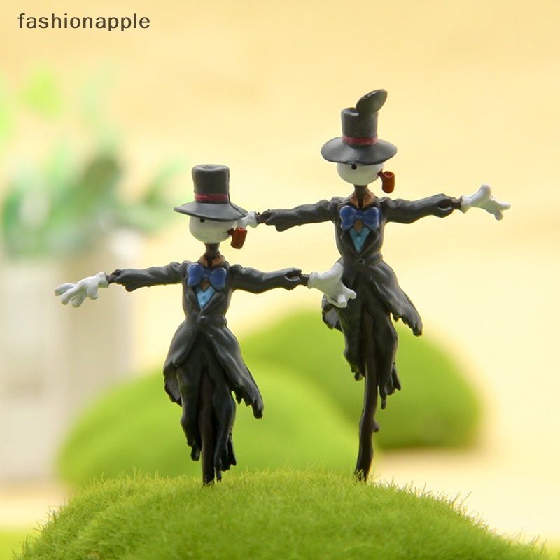 [fashionapple] ใหม่ พร้อมส่ง ฟิกเกอร์ Studio Ghibli Howl's Moving Kakashi no Kabu สําหรับตกแต่งสวน 1 ชิ้น