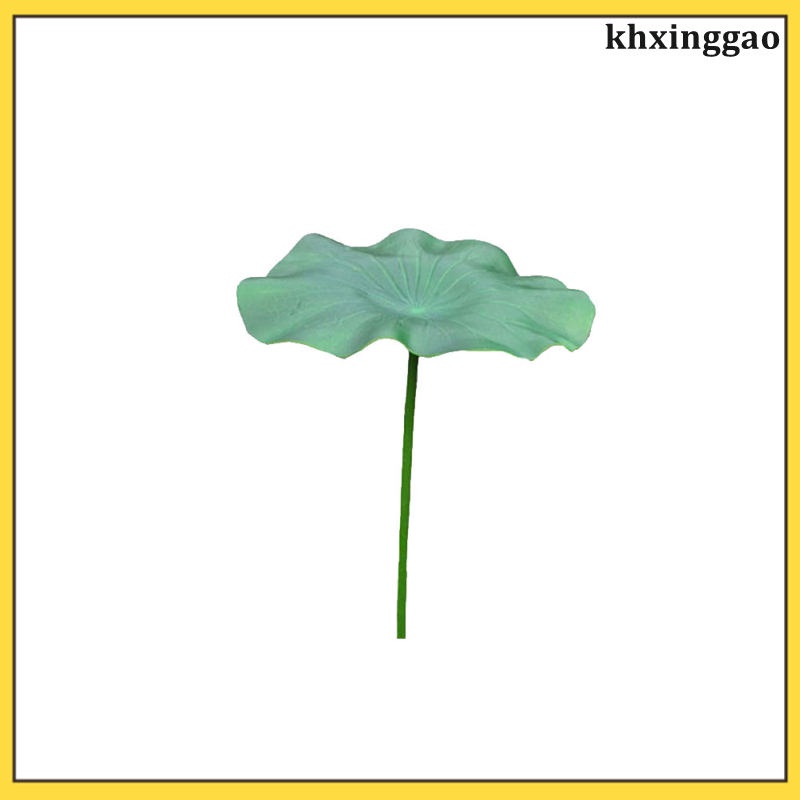 Khxinggao ใบบัวปลอม สีเขียว สําหรับตกแต่งตู้ปลา