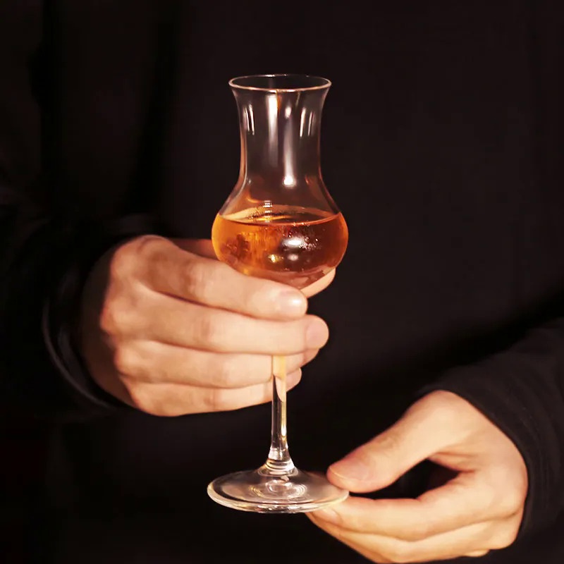 Fragrance Cup Clear Crystal Spirit Glass Tulip Cordial Glass Whiskey Smelling Glass Goblet