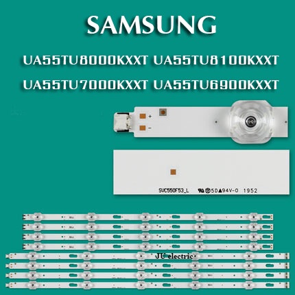 หลอดแบล็คไลท์ TV SAMSUNG(ซัมซุง)  รุ่นUA55TU8000KXXT :UA55TU8100KXXT :UA55TU7000KXXT :UA55TU6900KXXT 10ดวง 4 เส้น ( สินค