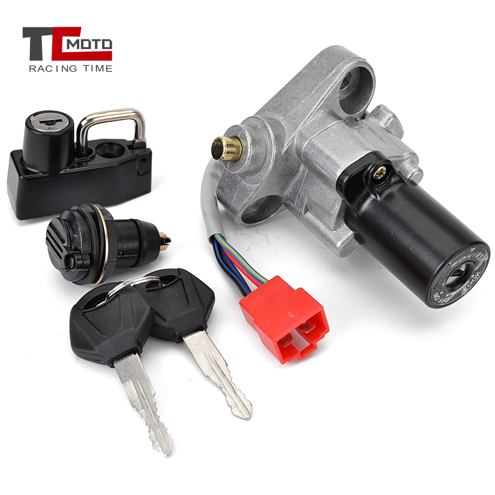 ชุดกุญแจสวิตช์จุดระเบิด สําหรับ Yamaha XVS650 XVS650A XVS650AT XVS1100 Drag Star XVS 650 1100 V-Star Midnight Custom 4TR-82501-00