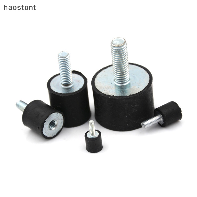 Haostont M3 M4 M5 M6 M8 ยางโช้คอัพป้องกันการสั่นสะเทือน Isolator Mounts Bobbins TH