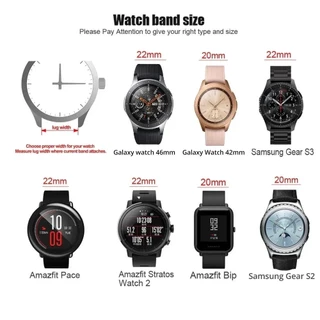 สายนาฬิกาข้อมือหนัง แบบปลดเร็ว 20/22 มม. 18 24 มม. สําหรับ Samsung Galaxy watch 3 Active2 40 44 มม. huawei watch gt 2